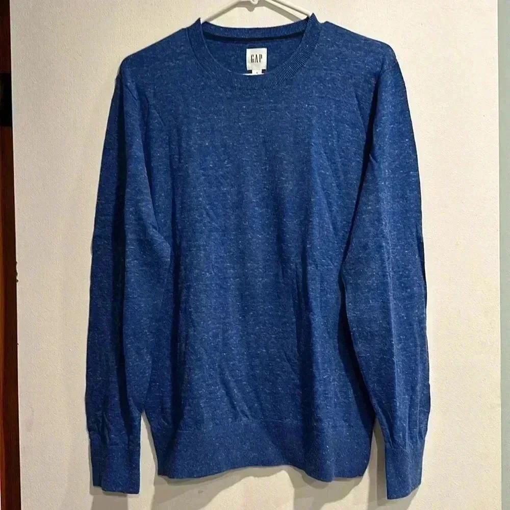 GAP Heather Blue Sweater - SMALL